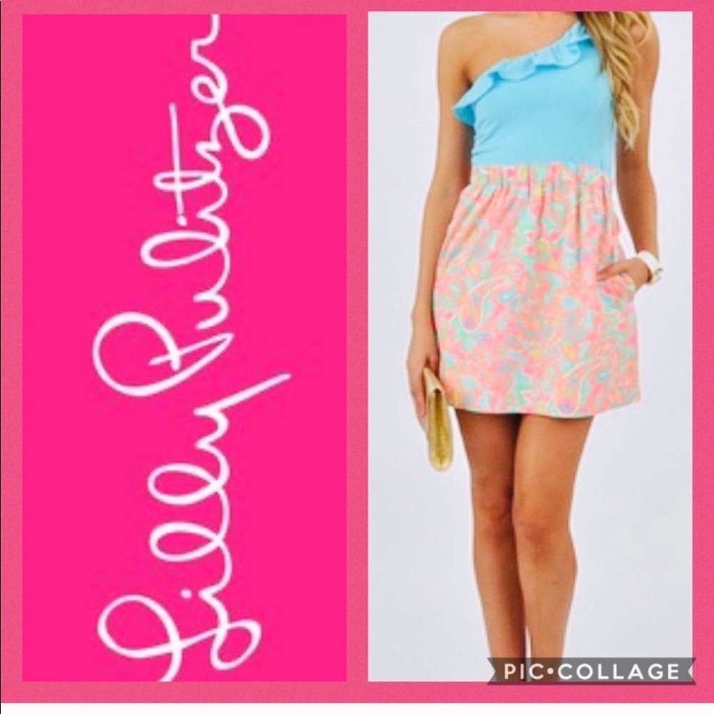 NWT Lilly Pulitzer Dionne Dress in “Make a Splash” print
